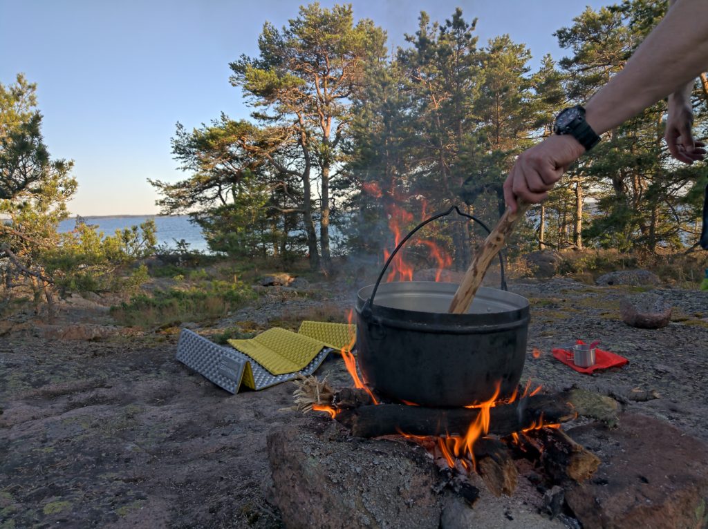 Kochen am Feuer